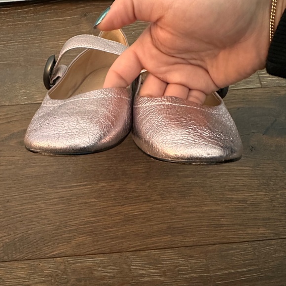 Coach Lexi Mary-Jane Metallic Pink Flats - size 6 - Picture 6 of 9